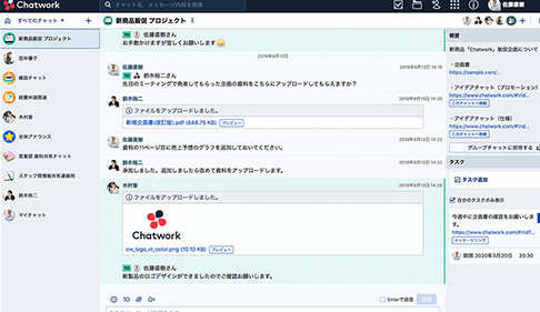chatwork使用イメージ