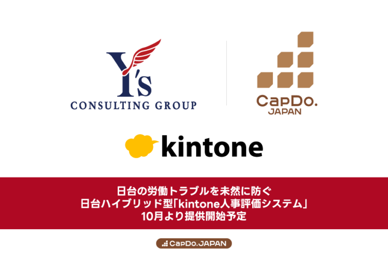 日台ハイブリッド型kintone人事評価システム
